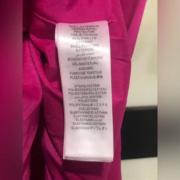 Aidan by Aidan Mattox Women's Pink Cowl-Neck Front-Slit Sleeveless Gown, Size 14 - Picture 7 of 9